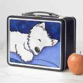 Lunch Box KiniArt Sleepy Westie (En situation)