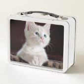 Lunch Box Kitten blanc vulnérable (Dos)