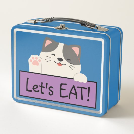 Lunch Box Kitty Cat School Buddy Personnalisé (Devant)