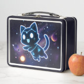 Lunch Box Kitty Constellation Céleste Chat Cosmos Espace (En situation)