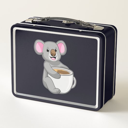 Lunch Box Koala avec Coffee Cup (Dos)