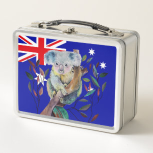 Lunch Box Koala avec drapeau australien