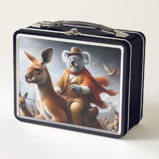 Lunch Box Koala Kangaroo Rider