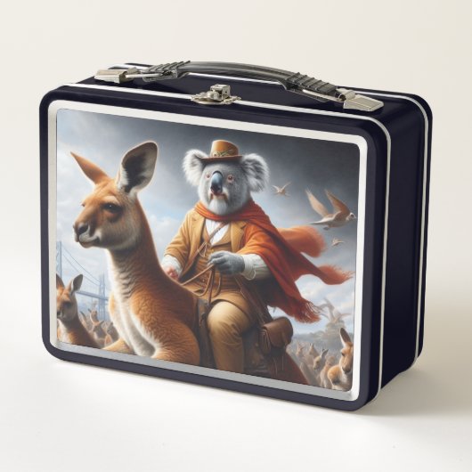 Lunch Box Koala Kangaroo Rider (Devant)
