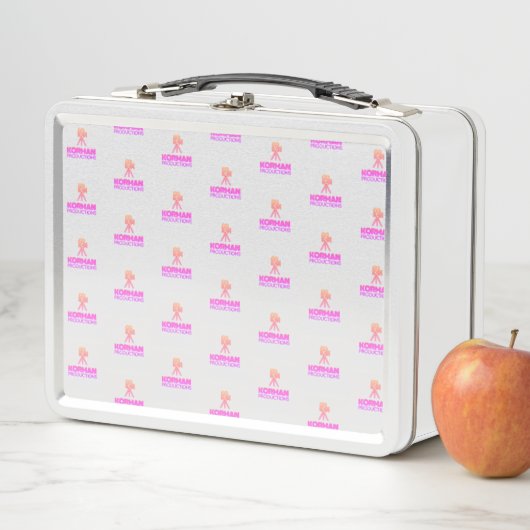 Lunch Box Korman Productions YouTube Channel Pink Logo Carre (En situation)