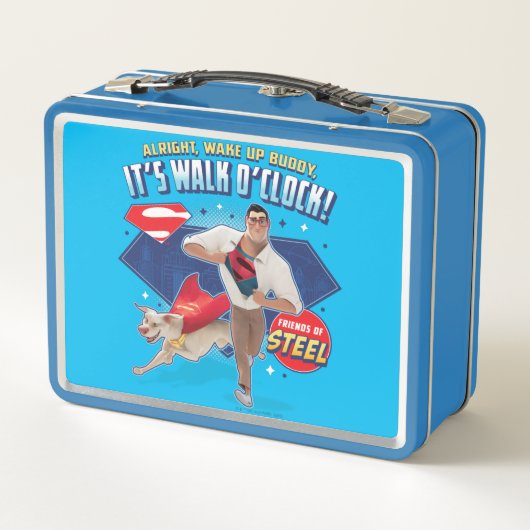 Lunch Box Krypto & Superman - C'est Walk O'Clock ! (Dos)