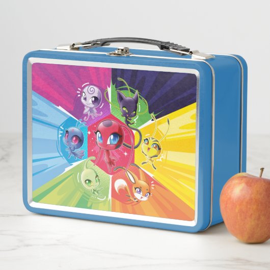 Lunch Box Kwamis coloré (En situation)