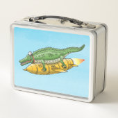 Lunch Box La Boîte à Repas du Crocodile Fusée (Dos)
