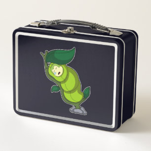 Lunch Box La chenille au coucher avec la feuille