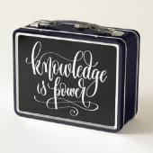 Lunch Box La connaissance est puissance (Dos)