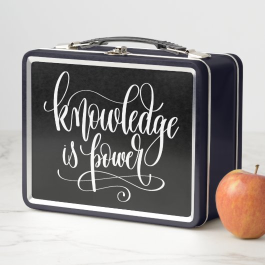 Lunch Box La connaissance est puissance (En situation)