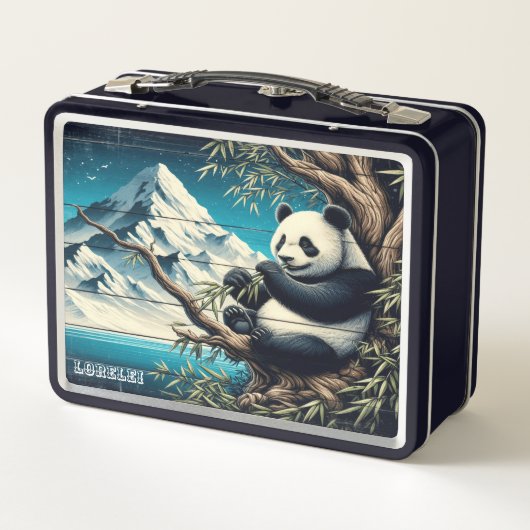 Lunch Box La forêt de Panda cachée : Bambou délice (Dos)