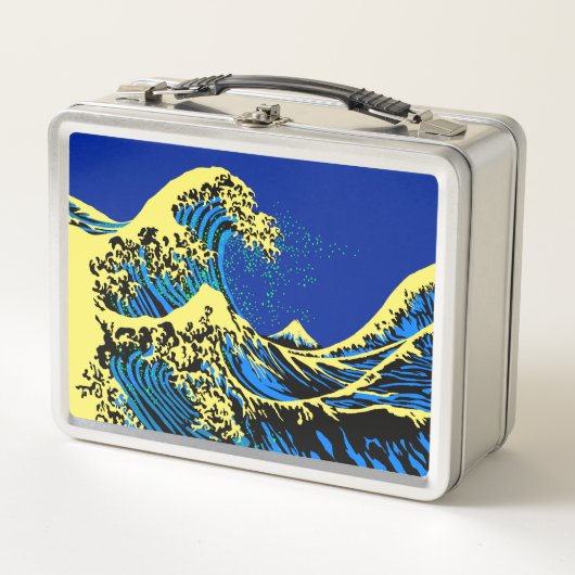 Lunch Box La grande vague de Hokusai dans le style Pop Vibra (Devant)