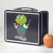 Lunch Box La grenouille comme enseignant avec livre (En situation)