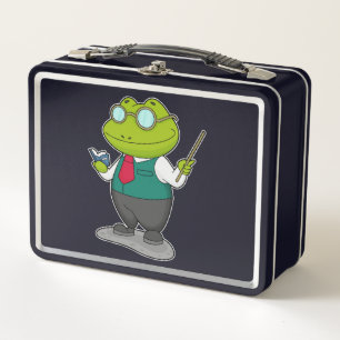 Lunch Box La grenouille comme enseignant avec livre