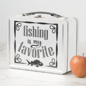 Lunch Box La pêche est ma citation préférée (En situation)