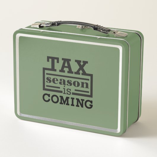Lunch Box La saison fiscale arrive (Dos)