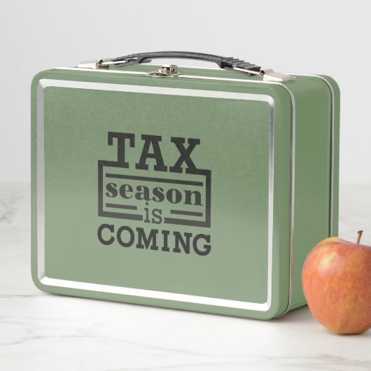 Lunch Box La saison fiscale arrive (En situation)