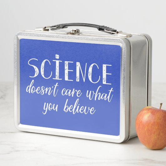 Lunch Box La Science ne s'inquiète pas ce que vous croyez (En situation)