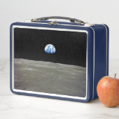 Lunch Box La Terre de Lune dans l'espace noir (En situation)
