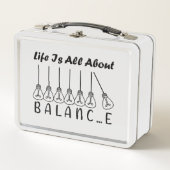 Lunch Box La vie, c'est l'équilibre de l'inspiration de moti (Devant)