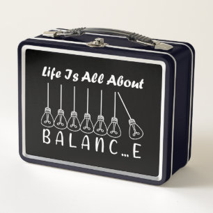Lunch Box La vie, c'est l'équilibre de l'inspiration de moti
