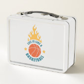 Lunch Box La Vie Est Comme Un Basket (Dos)