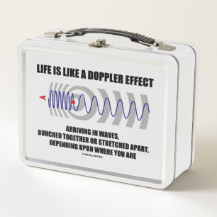 Lunch Box La vie est comme un humour de physique de vagues