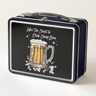 Lunch Box La vie est trop courte pour boire une bière pas ch