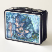 Lunch Box La vision de la fée du givre d'un hiver saphir (Dos)