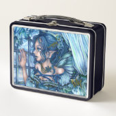 Lunch Box La vision de la fée du givre d'un hiver saphir (Devant)