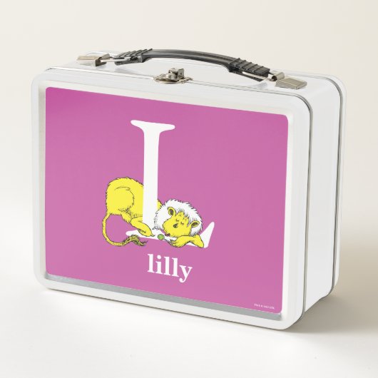Lunch Box L'ABC de Dr Seuss : Lettre L - Blanc | Ajoutez vot (Devant)