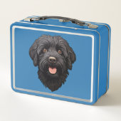 Lunch Box Labradoodle Chien noir (Dos)