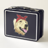 Lunch Box Labrador avec Bandana (Dos)
