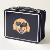Lunch Box Labrador avec lunettes de soleil (Devant)