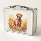 Lunch Box Labrador Retriever Chien Rouge Renard (Dos)
