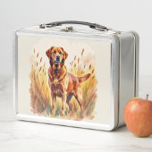 Lunch Box Labrador Retriever Chien Rouge Renard (En situation)