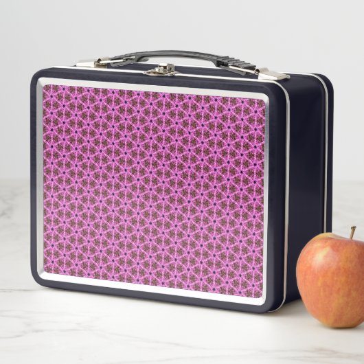 Lunch Box Labyrinthe rose (En situation)