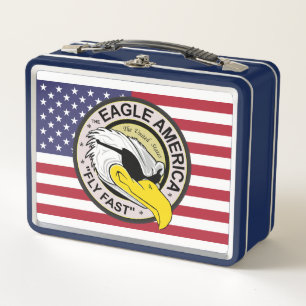 Lunch Box L'Aigle Amérique vole vite