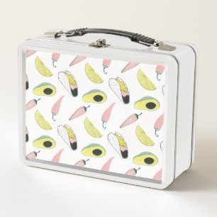 Lunch Box Laissez-nous taco au sujet de cercle d'élément de