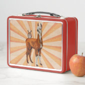 LUNCH BOX LAMA ET HIBOU D'ANTLER (En situation)