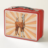 LUNCH BOX LAMA ET HIBOU D'ANTLER (Dos)