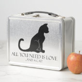 Lunch Box L'amour et un chat (En situation)