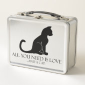 Lunch Box L'amour et un chat (Devant)