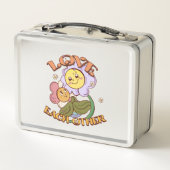 Lunch Box L'Amour L'Un L'Autre | Design floral lunaire (Dos)
