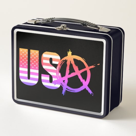 Lunch Box L'anarchie dans... USA (Devant)