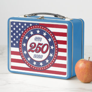 Lunch Box L'anniversaire des 250 ans de l'Amérique avec le d