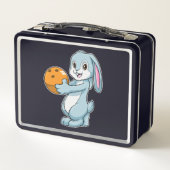 Lunch Box Lapin à Bowling avec Bowling balle (Dos)