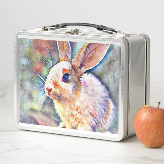 Lunch Box lapin aquarell (En situation)