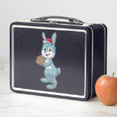 Lunch Box Lapin au baseball avec gant de baseball (En situation)